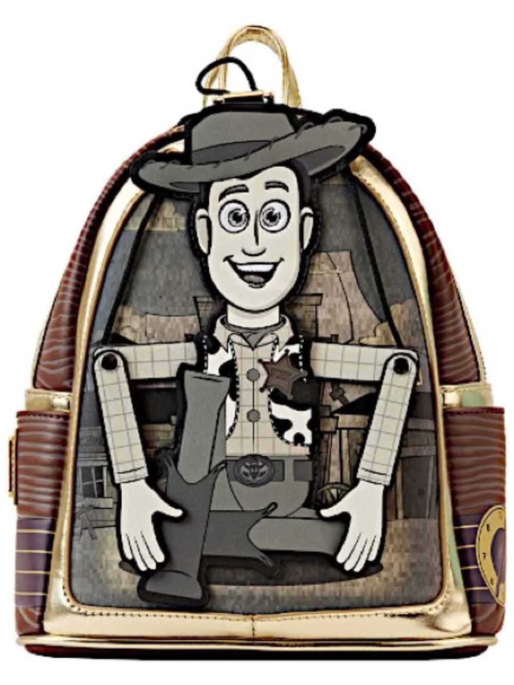 Loungefly | Disney Pixar Toy Story | Woody Puppet Mini Backpack | NWT - Picture 2 of 11
